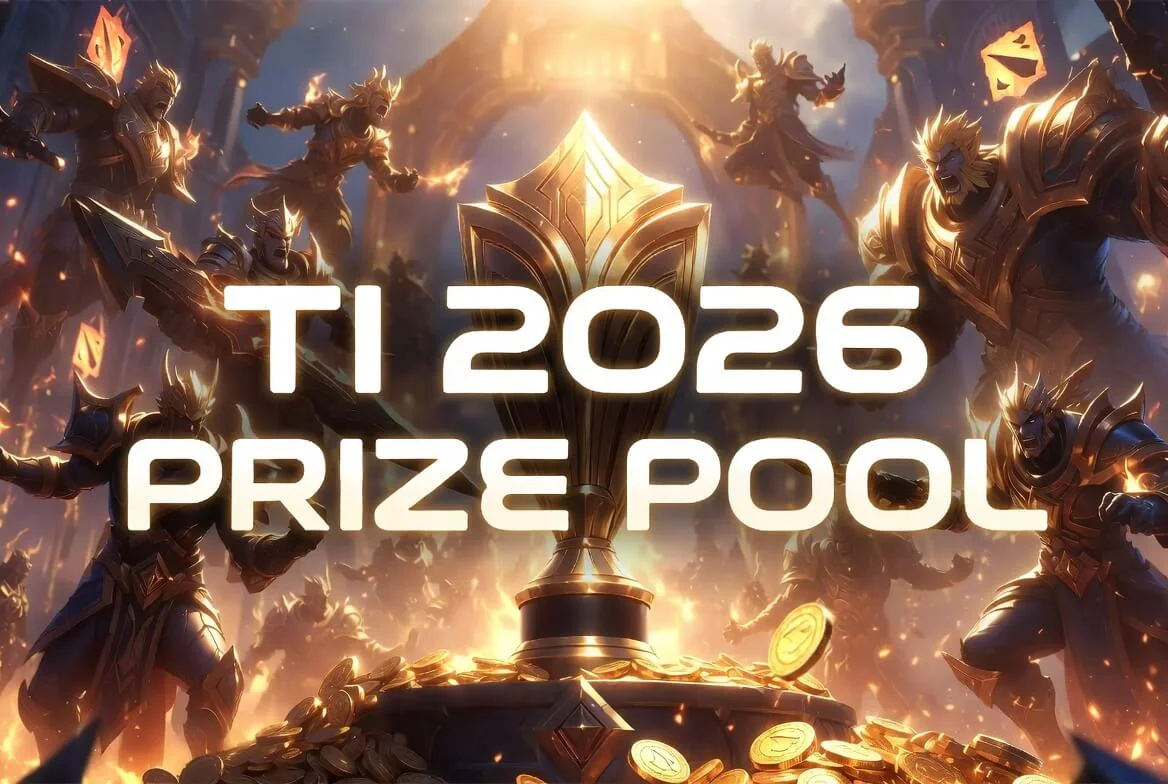 Визуализация призового фонда The International 2026